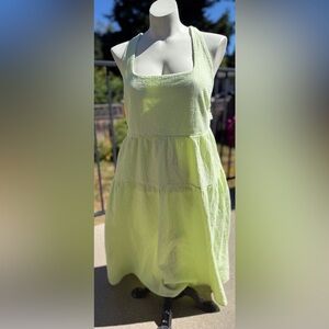 Ava & Viv Light Green Sleeveless Dress